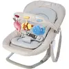 Image de Fauteuil à bascule Inglesina Lounge Butter, réglable sur 3 positions, boîte à musique avec 3 mélodies, arceau de jeu, insert inclus, 0-9 kg