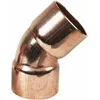 Image de Raccord Cuivre Coudé 45° À Souder - Femelle - Diamètre 54 Mm