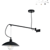 Image de ELDORADO Applique murale de style suspension en métal noir