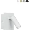 Image de Applique murale LED DICKENS en métal doré avec point chaud ajustable