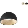 Image de Coco plafonnier à LED noir en métal 30W CCT 35cm