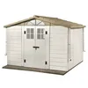 Image de Casetta Da Giardino In Resina Tuscany Evo 280, Pavimentazione Inclusa, Colore Beige, 261x309x225h Cm