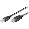 Image de Ewent EC1013, 3 m, USB A, USB A, mâle/femelle, noir