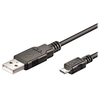 Image de Ewent EC1019 câble USB USB 2.0 1 m Micro-USB A USB A Noir - Neuf