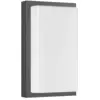 Image de Applique murale LCD Licht Creativ Design LB25 en acier inoxydable graphite, E27, max. 75 W