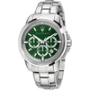 Image de MASERATI Montre à quartz SUCCESSO GREEN DIAL acier inoxydable argenté