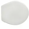 Image de Abattant Wc Pour Abattant Wc Olympia Impero 42-44,5 X 38 Cm Abattant Wc Avec Charnie'res Re'glables Et Sie'ge En Fonte De Bois