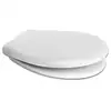 Image de Abattant Wc Avec Abattant Mod. D031 En Thermodurcissable 44,3 X 36 Cm Avec Double Charnie'res Re'glables Abattant Wc Universel