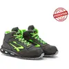 Image de U-Power Red Lion Hummer, chaussures de sécurité, hautes, légères et flexibles, anti-perforation, anti-crevaison, avec insert Infinergy, avec embouts en aluminium - Grey & Green 38