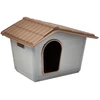Image de Eco Mini chenil 100% recyclé avec double grille d'aération 60x50x41cm