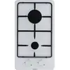 Image de Domino 2 feux gaz 30cm blanc - Glem - GT32WH -