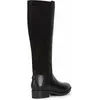 Image de Geox D Felicity Bottes en cuir pour femmes noires