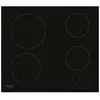 Image de Plaque de cuisson Hotpoint HR631C 60 cm vitrocéramique noire 4 foyers radiants 6200 W - Neuf