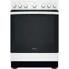 Image de Cuisinière vitrocéramique a 69l 4 feux blanc - Indesit - IS67V5PCWE -