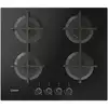 Image de Indesit ING 61T/BK 1 Noir Intégré 60 cm Gaz 4 zone(s) - Neuf