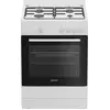 Image de Cuisinière gaz 60cm 4 feux blanc - Indesit - I6GGKMWF -