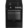 Image de Cuisinière gaz 69l 4 feux noir - Indesit - I6GGKCB -