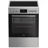 Image de Cuisinière vitrocéramique Indesit I6V5LCX inox - Neuf