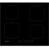 Image de Indesit IS F 18Q60 NE, Noir, Plan de travail, 59 cm, Table de cuisson   induction avec zones, Vitroc ©ramique, 4 zones/zones