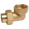 Image de Raccord Union Laiton Coudé 90° À Souder - F 1/2' - Ø 12 Mm - Ravani