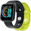 Image de Nilox NXSWTRAILBANDYL Montre intelligente / montre de sport 3,66 cm (1,44") numérique 240 x 240 pixels écran tactile noir