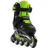Image de Rollerblade Microblade patins en ligne fille noir vert taille 28-32