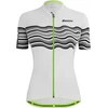 Image de Maillot vélo manches courtes Santini - TONO PROFILO LADY - Noir/Blanc/Vert L