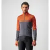 Image de Veste thermique de cyclisme CASTELLI - FINESTRE - Gris/Orange M