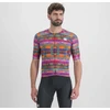 Image de Maillot de cyclisme à manches courtes SPORTFUL - GLITCH BOMBER - multicolore/rose XL