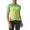 Image de Maillot de cyclisme à manches courtes CASTELLI - VELOCISSIMA LADY - Vert/Jaune L