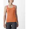 Image de Maillot de cyclisme sans manches CASTELLI - BAVETTE LADY - Orange M