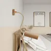 Image de Creative Cables Fermaluce Flex 30 Luminaire avec mini-rosace en bois et spot avec abat-jour Tub-e14 marron Marron Taille unique