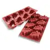 Image de Moule En Silicone Pour Sapin De Noël, Pour Portions Individuelles (silikomart)