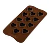 Image de Moule À Chocolat - Silikomart - My Love - 100% Silicone Alimentaire - 12 Cavités - Effet 3d