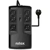 Image de Nilox UPS OFFICE PREMIUM LI 850 VA Alimentation sans interruption (ASI) Line-Interactive 0,85 kVA 595 W