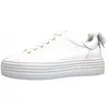 Image de Chaussures de sport pour femme Nero Giardini, modèle à lacets, style sneaker, couleur blanche