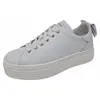 Image de Chaussures de sport pour femme Nero Giardini, modèle à lacets, style sneaker, couleur blanche
