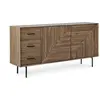 Image de Buffet Darsey, dimensions : 160 x 83 x 40 cm, en bois de manguier