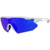 Image de CGM 770A FLY Iridium Plus Blanc Lentille bleue Lunettes de vélo et de ski homologuées