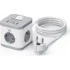 Image de Bloc Multiprise Ewent EW3863 Power Tower 3 Prises 1.5m Blanc