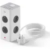 Image de Ewent EW3864, 2 m, intérieur, type F, type F (CEE 7/7), coudé, 1,5 mm²