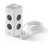 Image de Ewent EW3864 Bloc de Prises 8 Prises et USB-A/USB-C 2m Blanc - Neuf