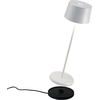 Image de Lampe De Table Led Rechargeable Et Dimmable Olivia Pro White