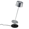Image de Lampe de table LED rechargeable et dimmable Olivia Pro Silver Leaf
