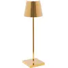Image de Lampe de table LED Poldina Pro Glossy Gold, rechargeable et dimmable avec une autonomie allant jusqu'à 12 heures