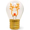 Image de LEGAMI BULB FICTION Renne Lampe de table en design d'ampoule LED XMAS Noël