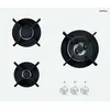 Image de Table verre gaz 3 feux 60cm - Airlux - AV635HWH -