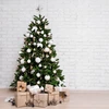 Image de Dmora - Sapin De Noël Amsterdam, Sapin Artificiel Extra Épais, Véritable Sapin Effet Pvc, 731 Branches, Hauteur 210 Cm, Avec Emballage Renforcé