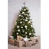 Image de Dmora   Sapin De Noël Artificiel 210 Cm   Extra Épais Avec 1072 Branches   Pvc Ignifuge   Montage Facile Et Stable