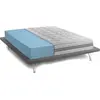 Image de Aghi - Matelas 200x160x21h cm Blanc, Déhoussable Fabriqué en Italie